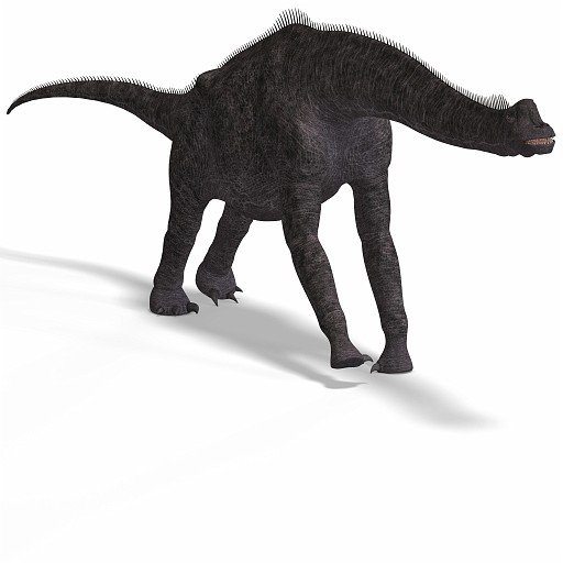 Brachiosaurus 05 A_0001.jpg - giant dinosaur brachiosaurus With Clipping Path over white